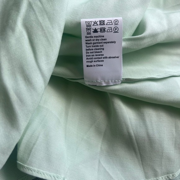 ME + EM Green Tulle Maxi Skirt Striped Fairy Size 14 - Picture 8 of 8